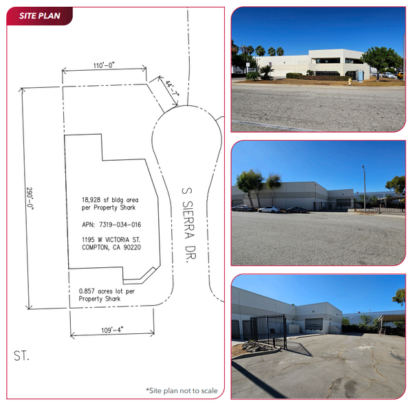 1195 W Victoria St, Compton, CA en venta - Plano del sitio - Imagen 2 de 27