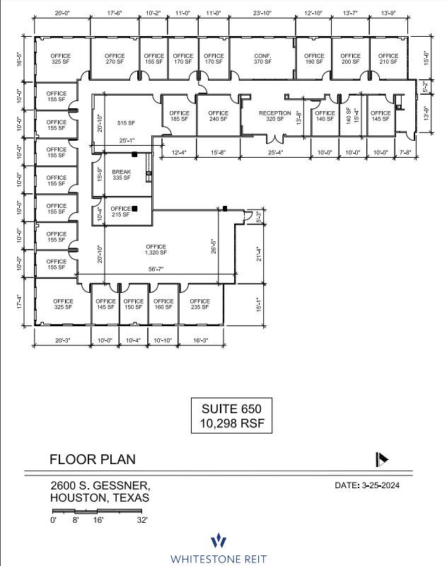 2600 S Gessner Rd, Houston, TX en alquiler Plano de la planta- Imagen 1 de 1