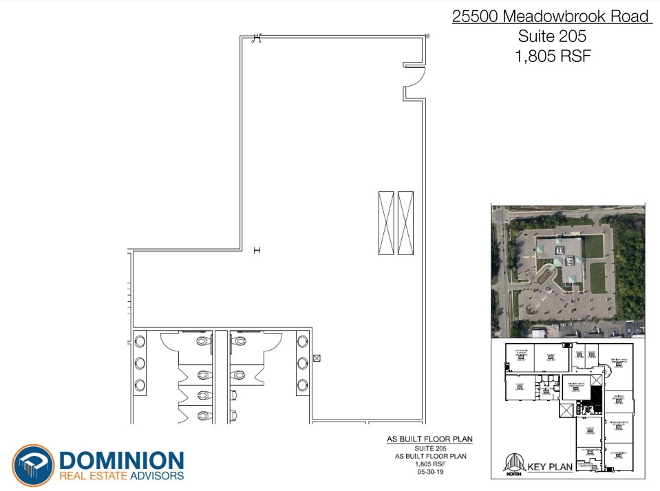 25500 Meadowbrook Rd, Novi, MI en alquiler Plano de la planta- Imagen 1 de 1