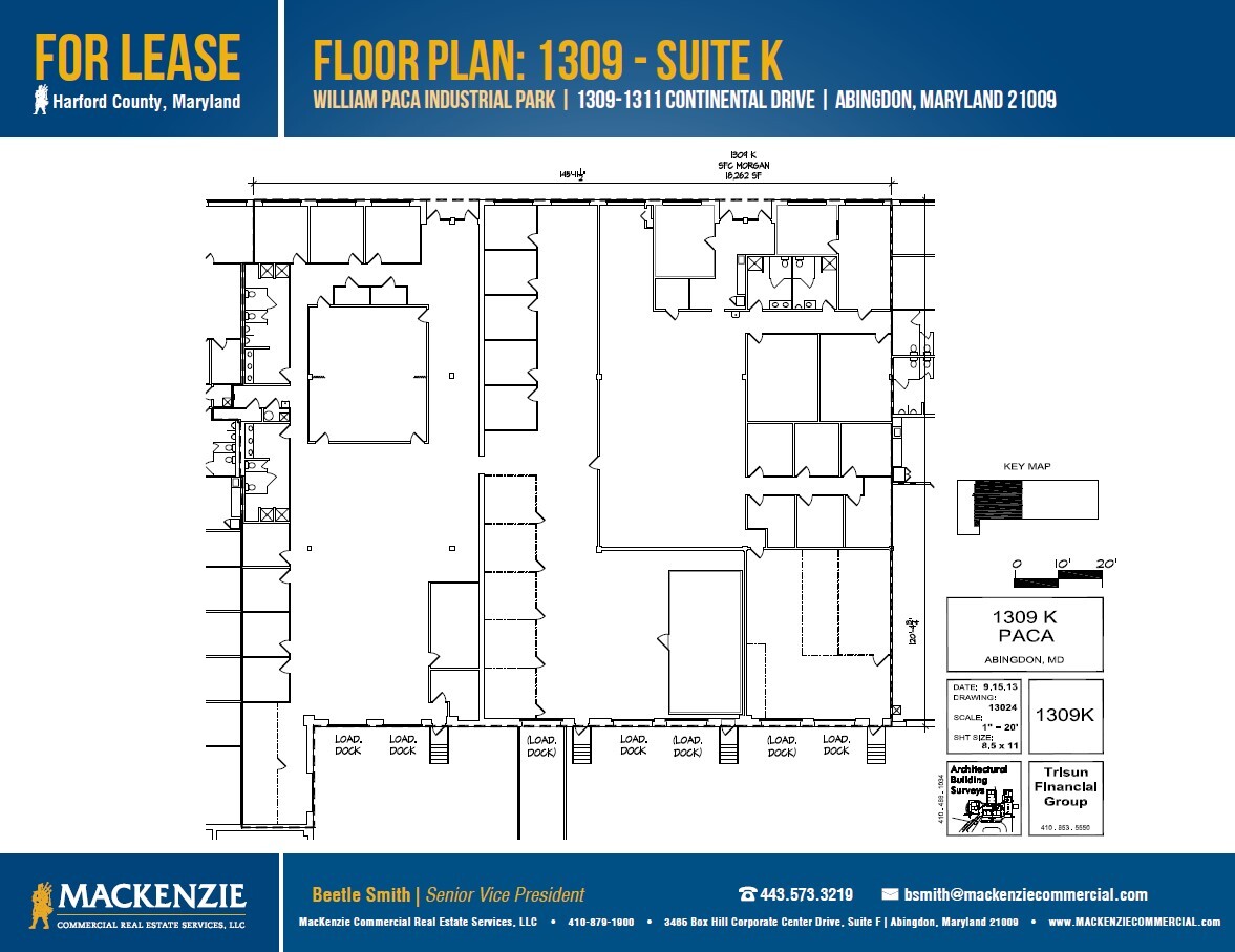 1301 Continental Dr, Abingdon, MD en alquiler Plano de la planta- Imagen 1 de 1