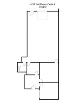 4211 E Elwood St, Phoenix, AZ en alquiler Plano de la planta- Imagen 1 de 1