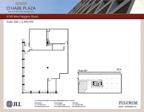 8725 W Higgins Rd, Chicago, IL en alquiler Plano de la planta- Imagen 1 de 1