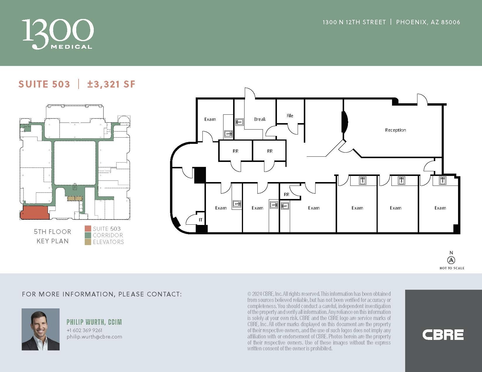 1300 N 12th St, Phoenix, AZ en alquiler Plano de la planta- Imagen 1 de 1