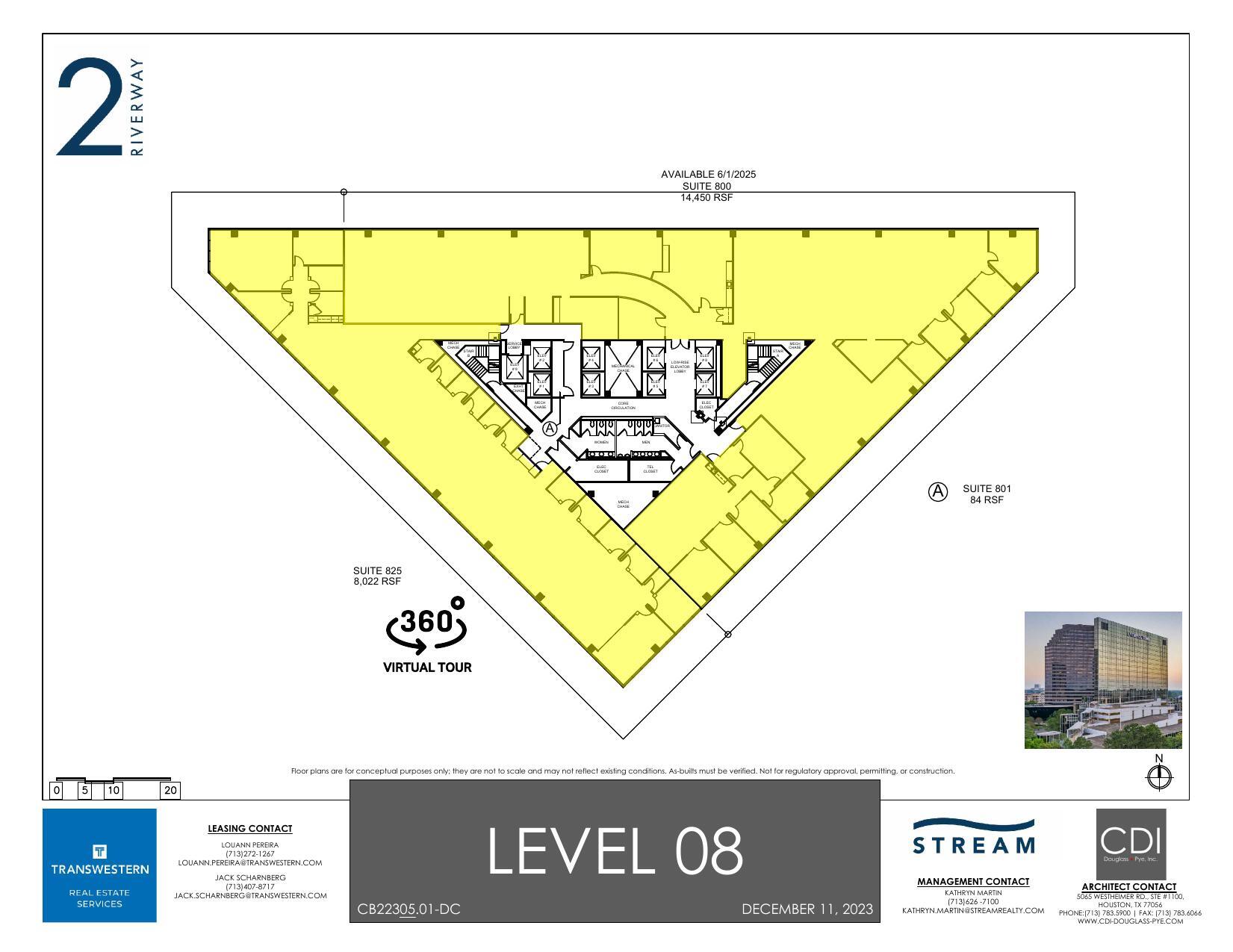 2 Riverway, Houston, TX en alquiler Plano de la planta- Imagen 1 de 1