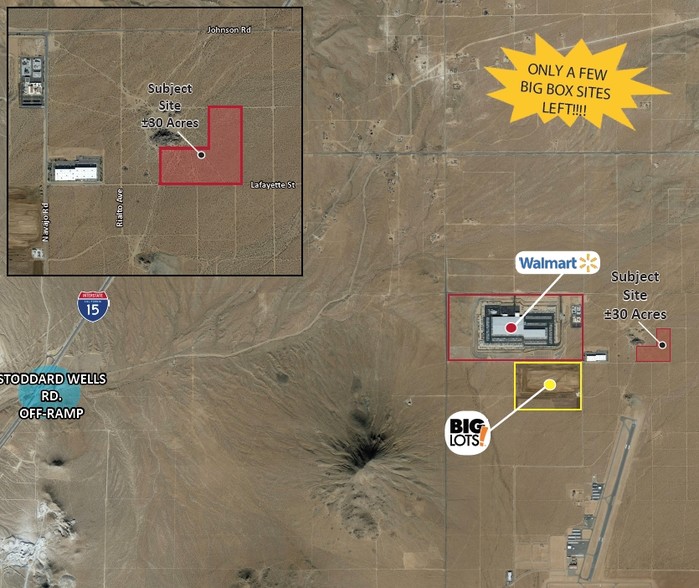 30 Acres Lafayette St & Navajo Rd, Apple Valley, CA en venta - Foto del edificio - Imagen 1 de 2