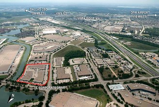 520 E Corporate Dr, Lewisville, TX - VISTA AÉREA  vista de mapa