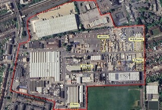 East Lane, Wembley - AÉREA vista de mapa