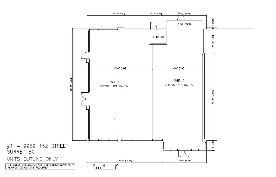 9989 152nd St, Surrey, BC en alquiler - Plano de la planta - Imagen 2 de 4