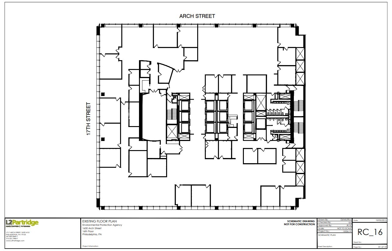 1650 Arch St, Philadelphia, PA en alquiler Plano de la planta- Imagen 1 de 1