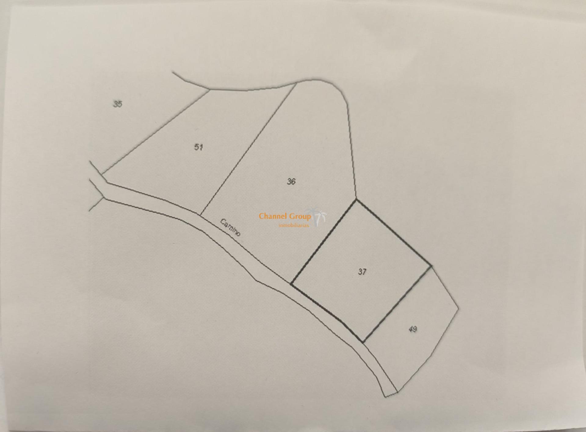 Terreno en Benidoleig, Alicante en venta Plano del sitio- Imagen 1 de 2