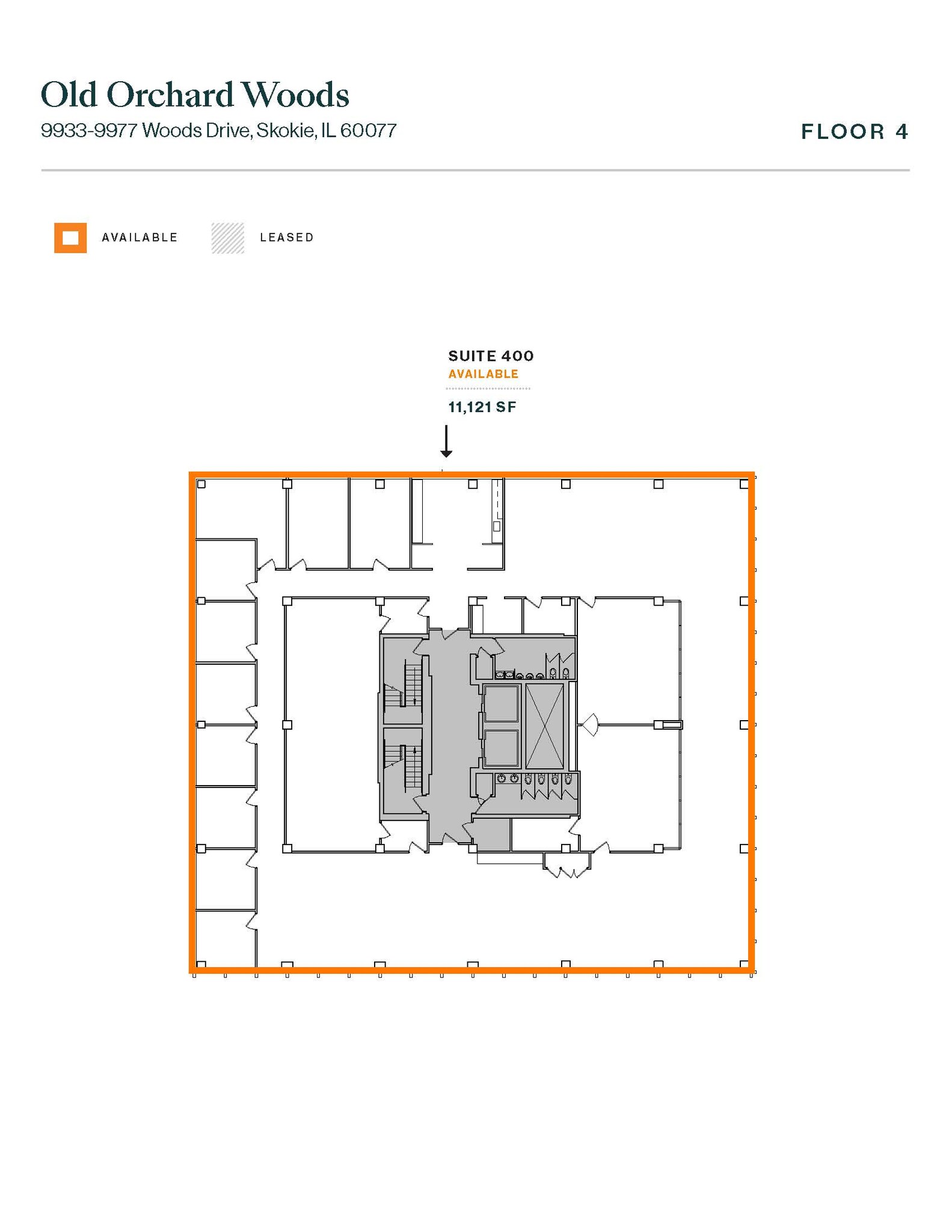 9933 Woods Dr, Skokie, IL en alquiler Plano de la planta- Imagen 1 de 1