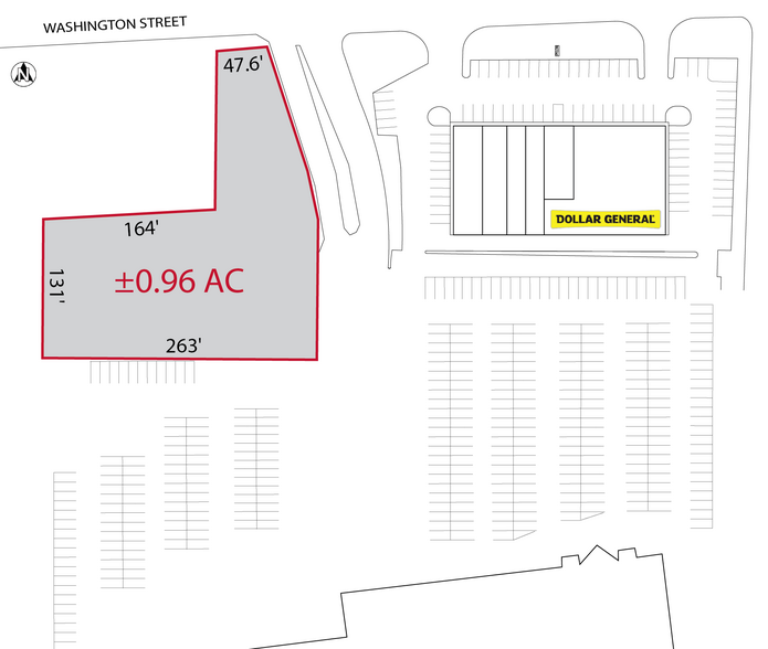 8235 E Washington St, Indianapolis, IN en alquiler - Plano del sitio - Imagen 2 de 2