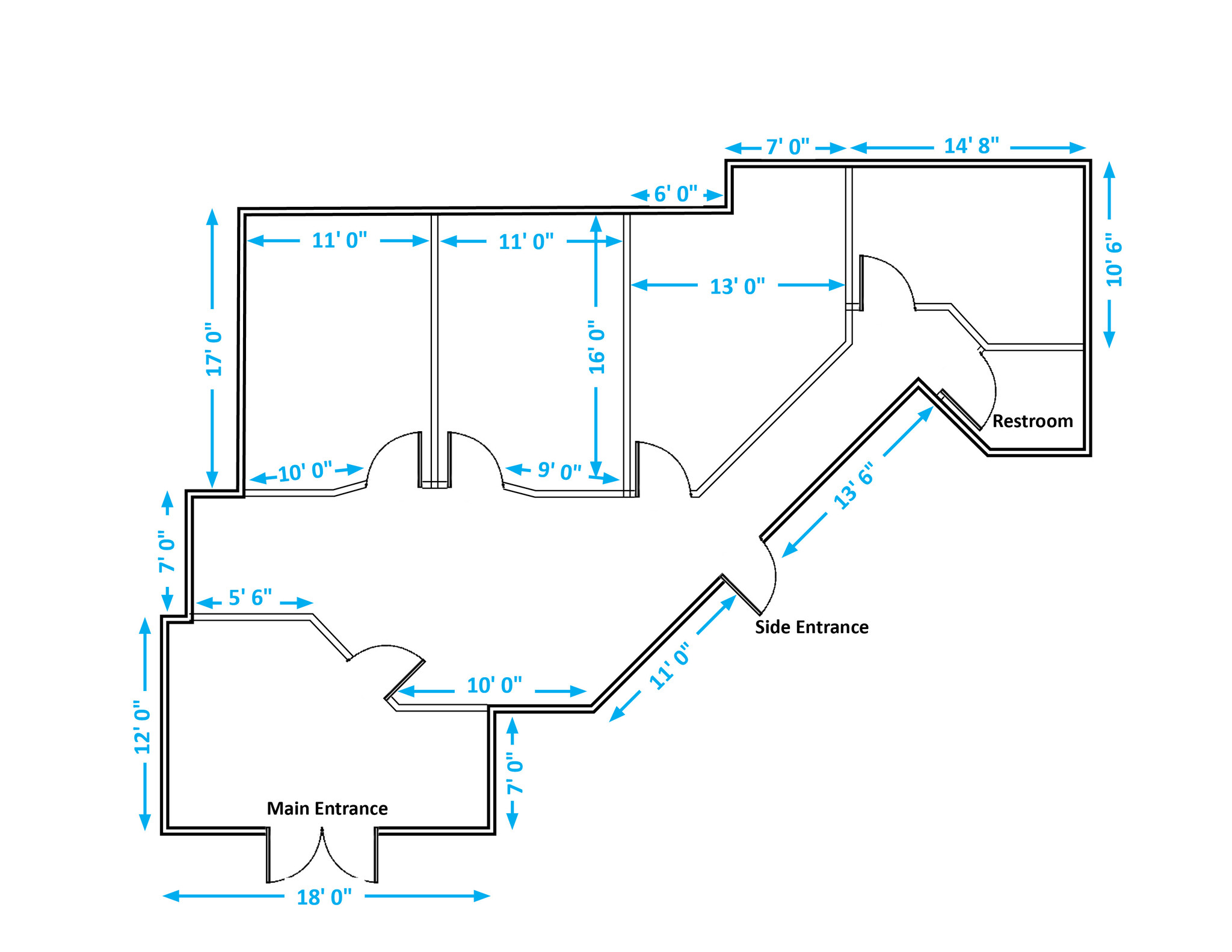 131 New London Tpke, Glastonbury, CT en alquiler Plano de la planta- Imagen 1 de 1