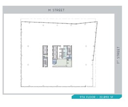 99 M St SE, Washington, DC en alquiler Plano de la planta- Imagen 1 de 1