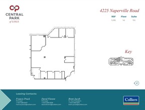 3333 Warrenville Rd, Lisle, IL en alquiler Plano de la planta- Imagen 1 de 1