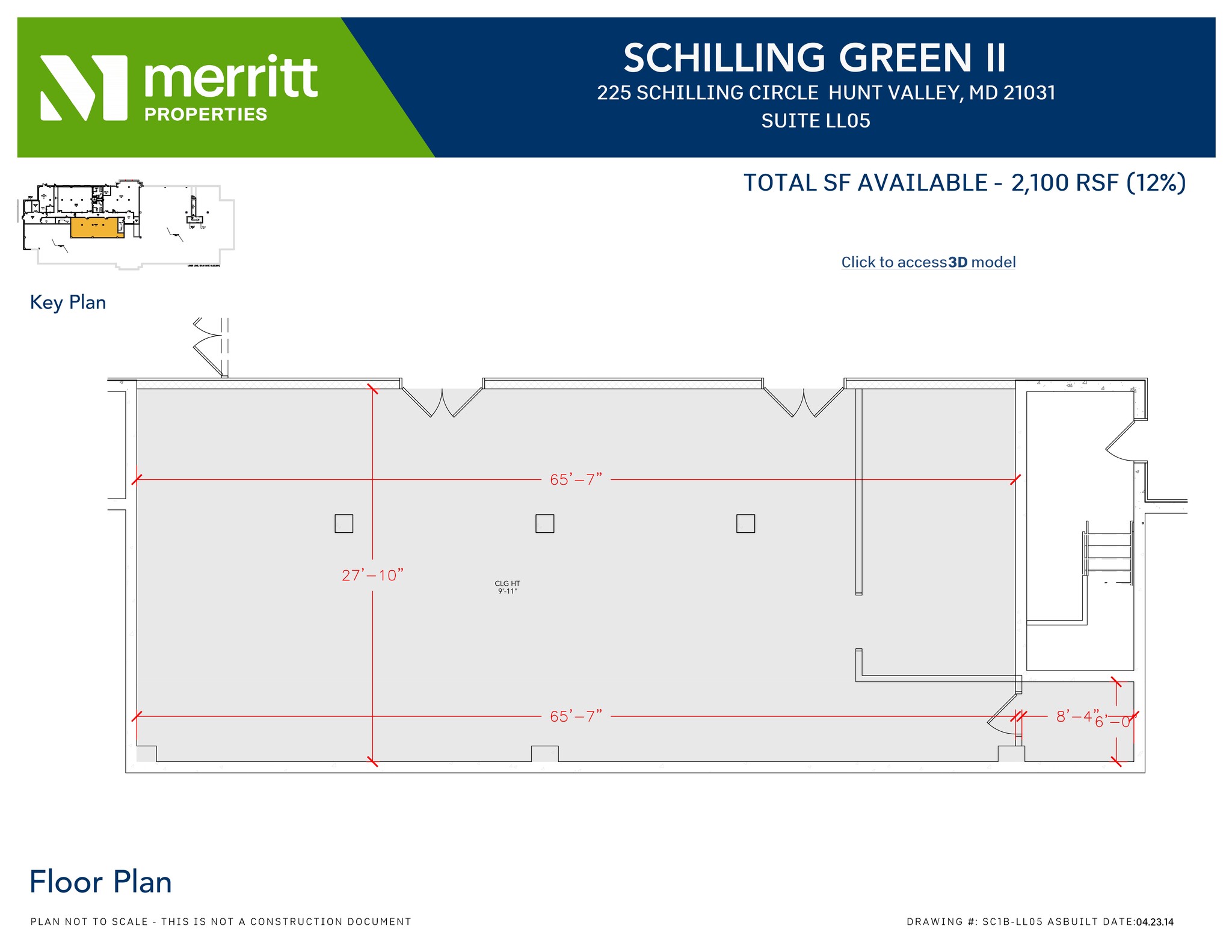 215 Schilling Cir, Hunt Valley, MD en alquiler Plano del sitio- Imagen 1 de 2