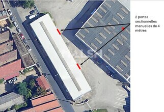 Vénissieux - AÉREA  vista de mapa