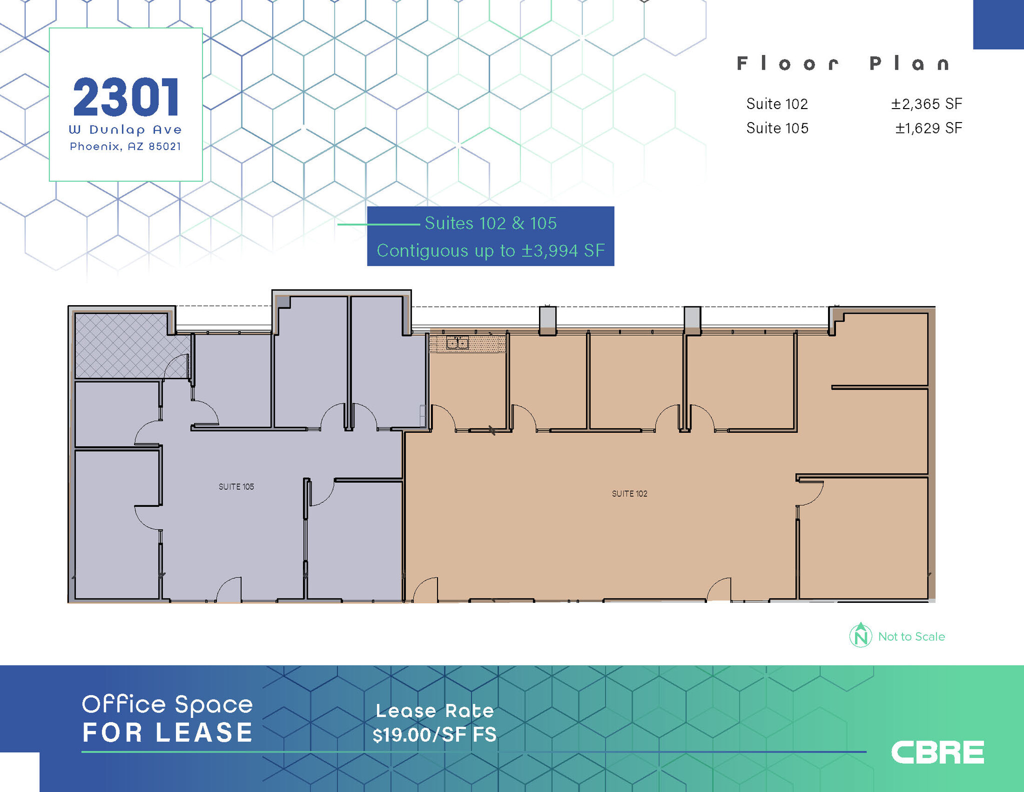 2301 W Dunlap Ave, Phoenix, AZ en alquiler Plano de la planta- Imagen 1 de 1