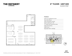 300 Kent Ave, Brooklyn, NY en alquiler Plano de la planta- Imagen 1 de 11