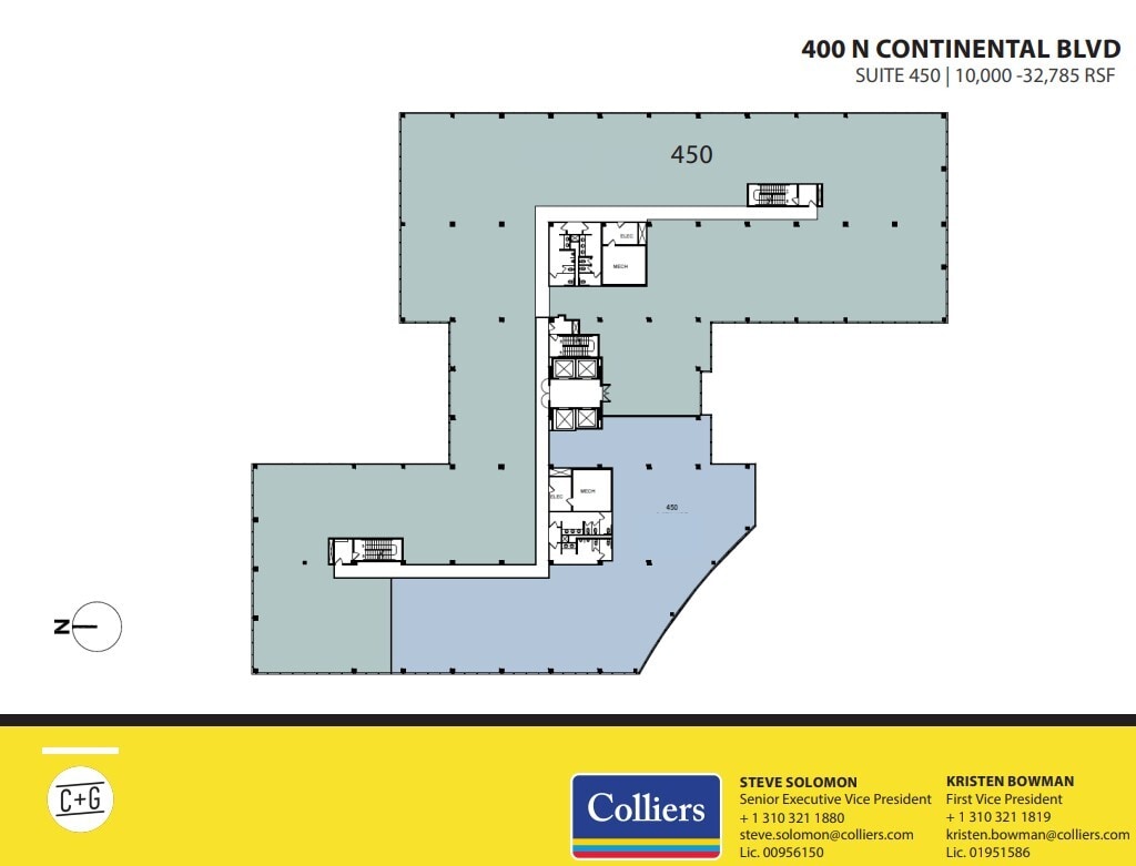 300 Continental Blvd, El Segundo, CA en alquiler Plano de la planta- Imagen 1 de 1