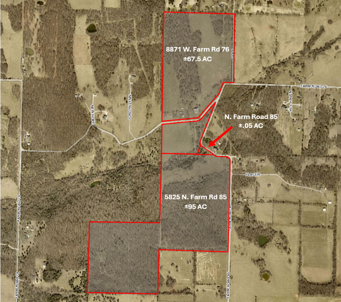 5825 Farm 85 rd, Willard, MO en venta - Vista aérea - Imagen 1 de 2