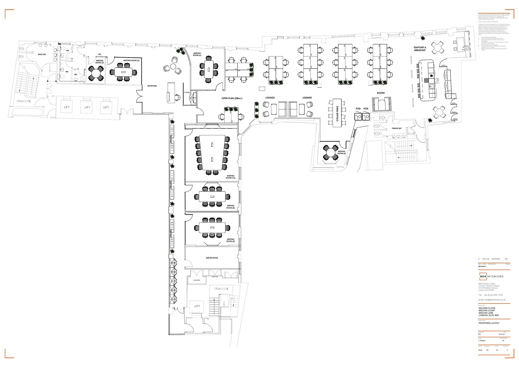 20-25 Birchin Ln, London en alquiler Plano de la planta- Imagen 1 de 3