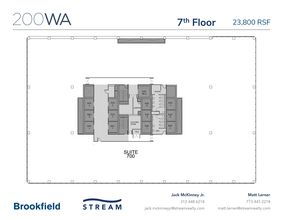 200 W Adams St, Chicago, IL en alquiler Plano de la planta- Imagen 1 de 1