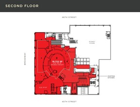 1540 Broadway, New York, NY en alquiler Plano de la planta- Imagen 2 de 2