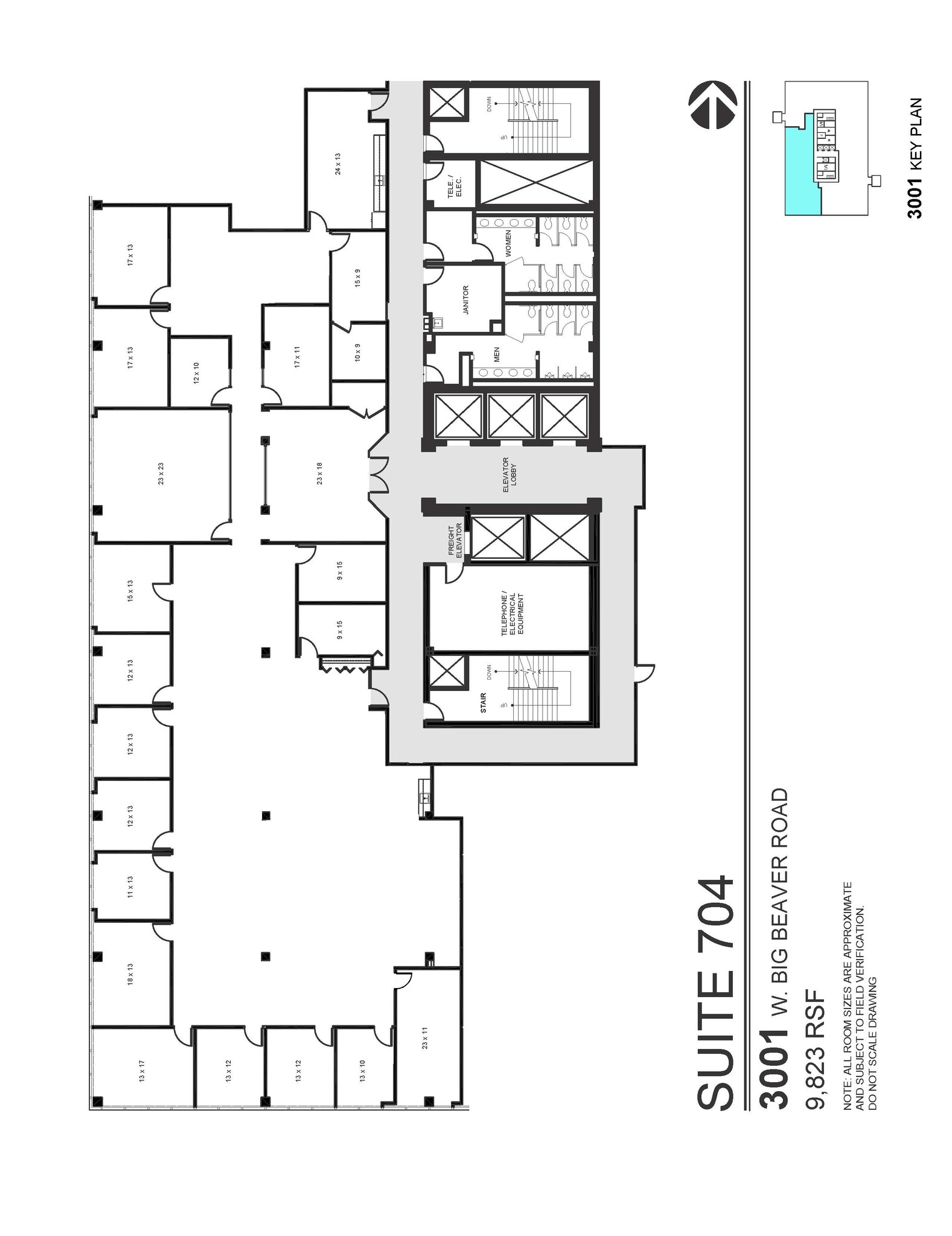 3155 W Big Beaver Rd, Troy, MI en alquiler Plano de la planta- Imagen 1 de 1