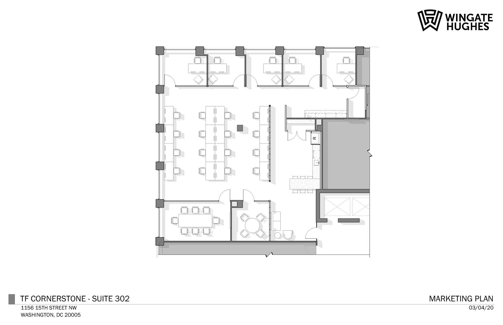 1156 15th St NW, Washington, DC en alquiler Plano de la planta- Imagen 1 de 1