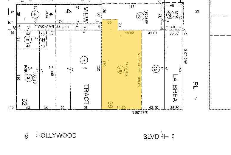 6757-6761 Hollywood Blvd, Los Angeles, CA en alquiler - Plano de solar - Imagen 3 de 3