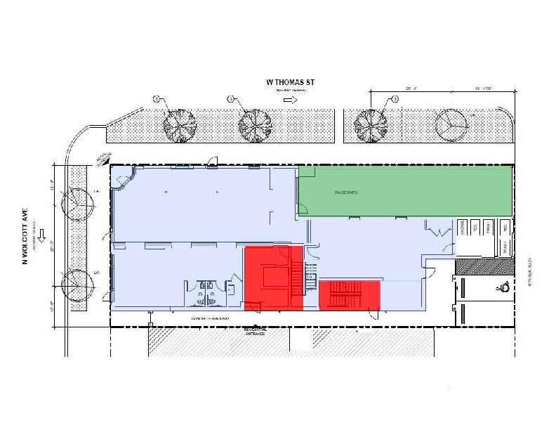 1057-1059 N Wolcott Ave, Chicago, IL en alquiler Plano de la planta- Imagen 1 de 1