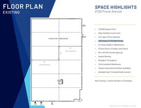 2700-2728 Prune Ave, Fremont, CA en alquiler Plano de la planta- Imagen 1 de 1