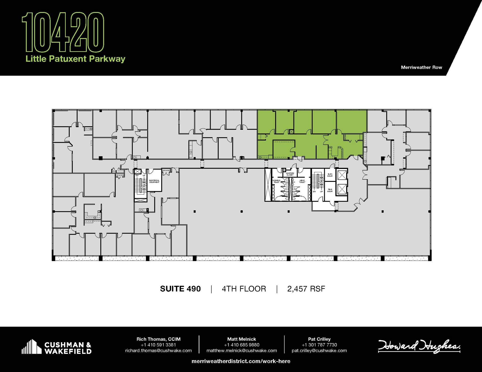 10480 Little Patuxent Pky, Columbia, MD en alquiler Plano de la planta- Imagen 1 de 1