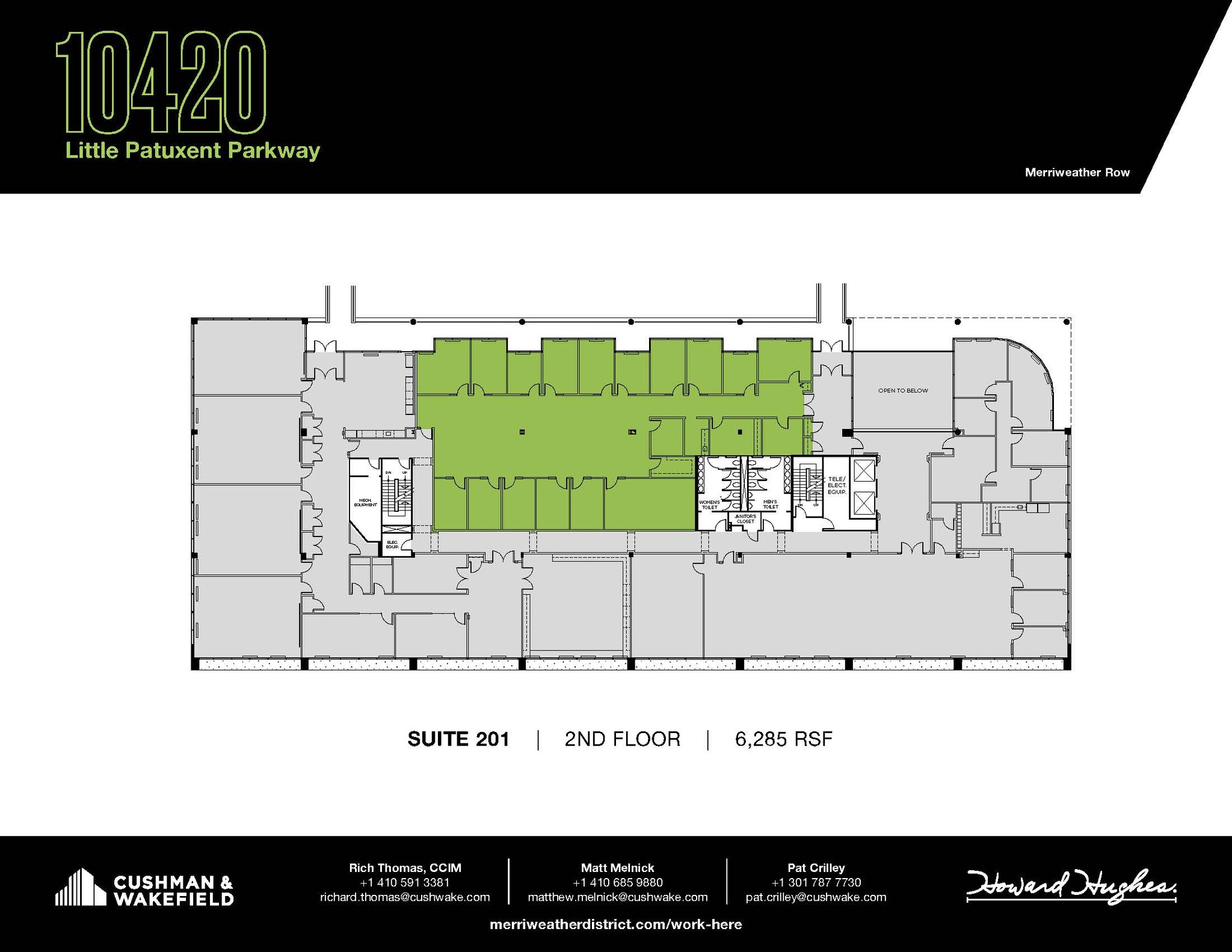 10480 Little Patuxent Pky, Columbia, MD en alquiler Plano de la planta- Imagen 1 de 1