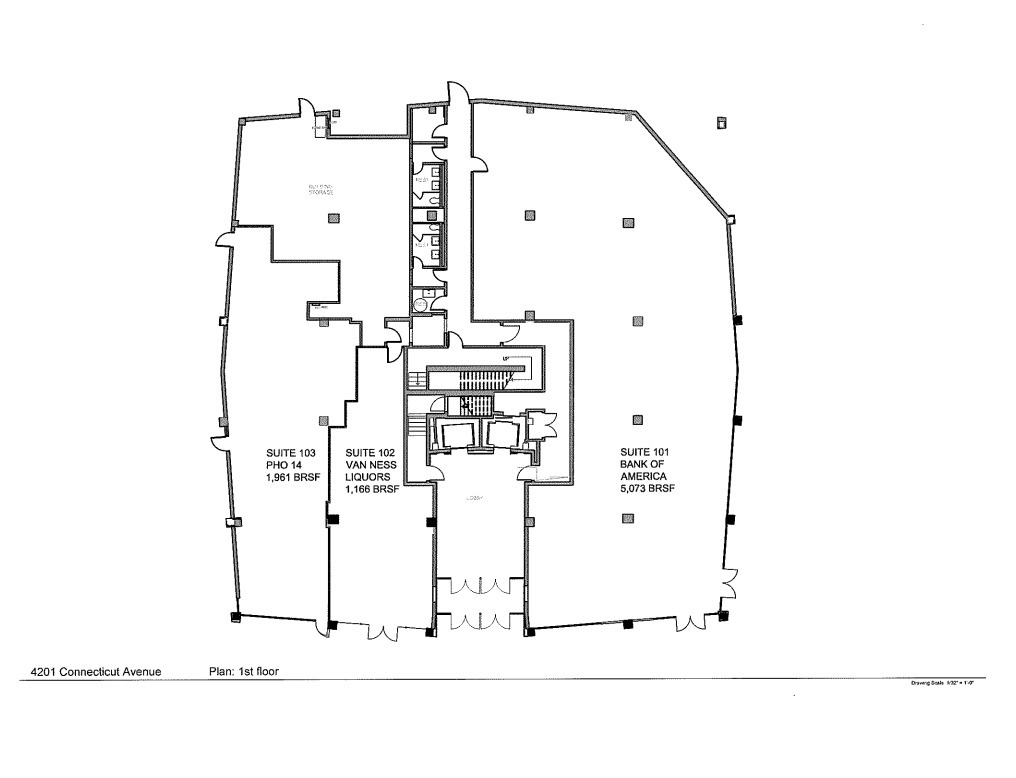 4201 Connecticut Ave NW, Washington, DC en alquiler Plano de la planta- Imagen 1 de 1