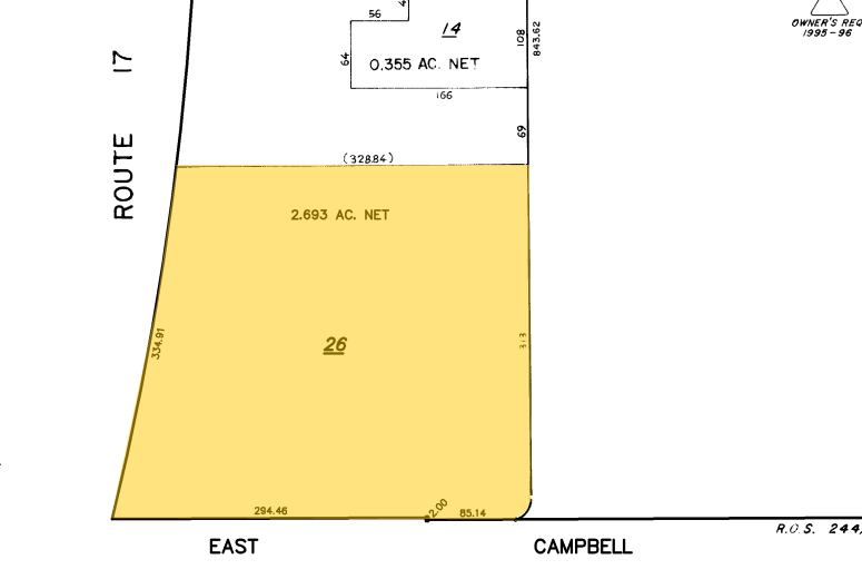 1999 S Bascom Ave, Campbell, CA en alquiler - Plano de solar - Imagen 2 de 6