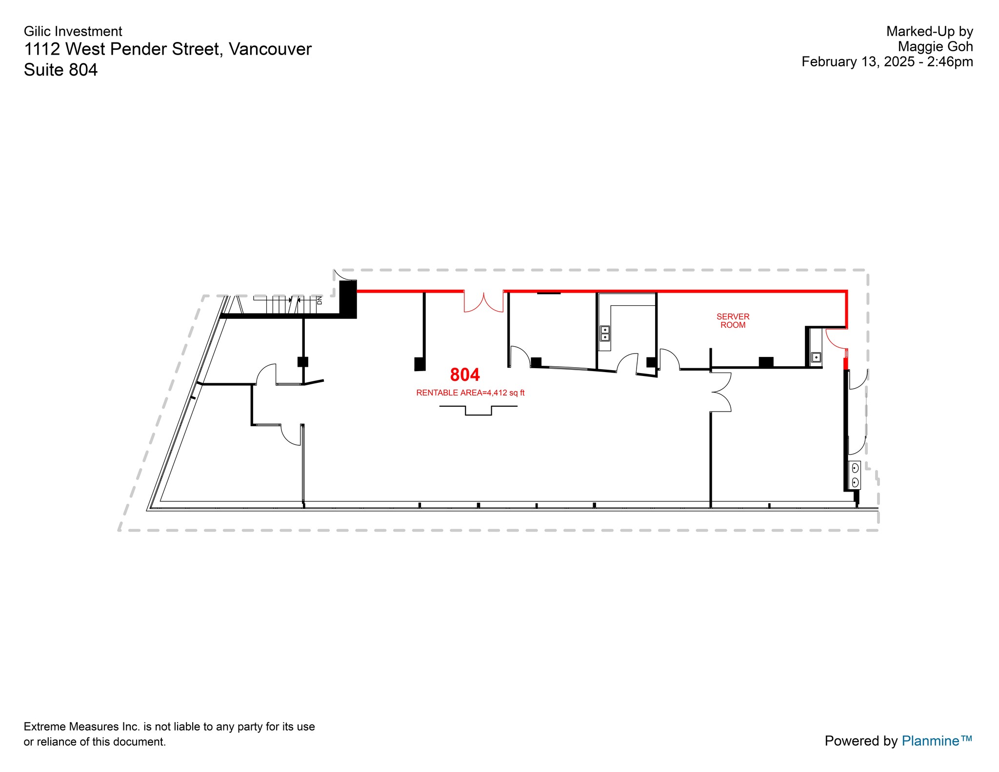 1112 W Pender St, Vancouver, BC en alquiler Plano del sitio- Imagen 1 de 4