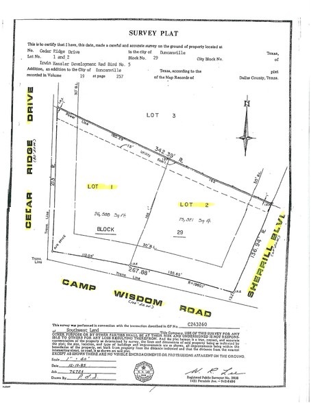 739-743 W Camp Wisdom Rd, Duncanville, TX en venta - Foto del edificio - Imagen 2 de 2