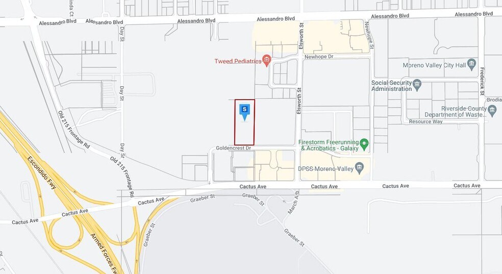 22360 Goldencrest Dr, Moreno Valley, CA en alquiler - Plano de solar - Imagen 3 de 3