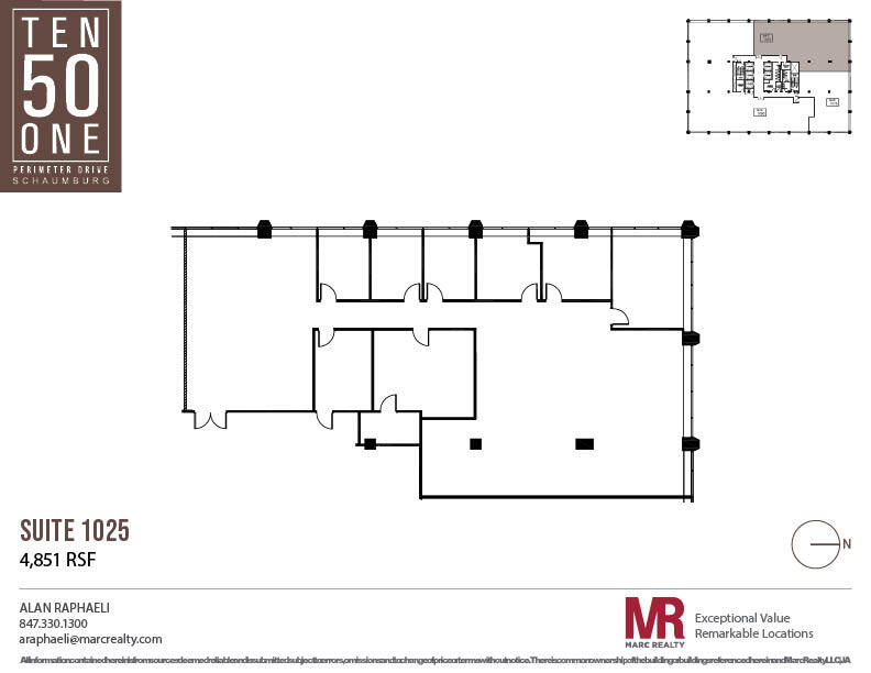 1051 Perimeter Dr, Schaumburg, IL en alquiler Plano de la planta- Imagen 1 de 8