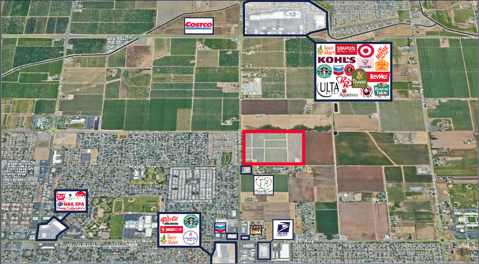 Claratina Avenue & Oakdale Road, Modesto, CA en venta - Foto del edificio - Imagen 2 de 4