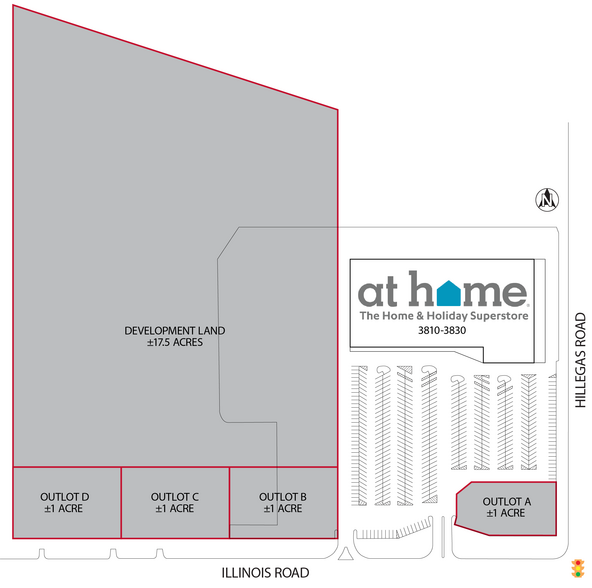 4120 Illinois Rd, Fort Wayne, IN en alquiler - Plano del sitio - Imagen 2 de 2