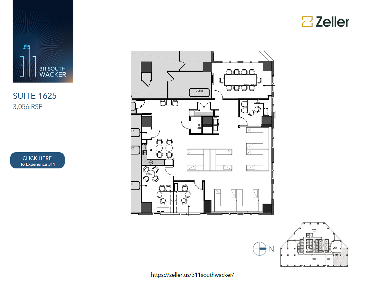 311 S Wacker Dr, Chicago, IL en alquiler Plano de la planta- Imagen 1 de 1