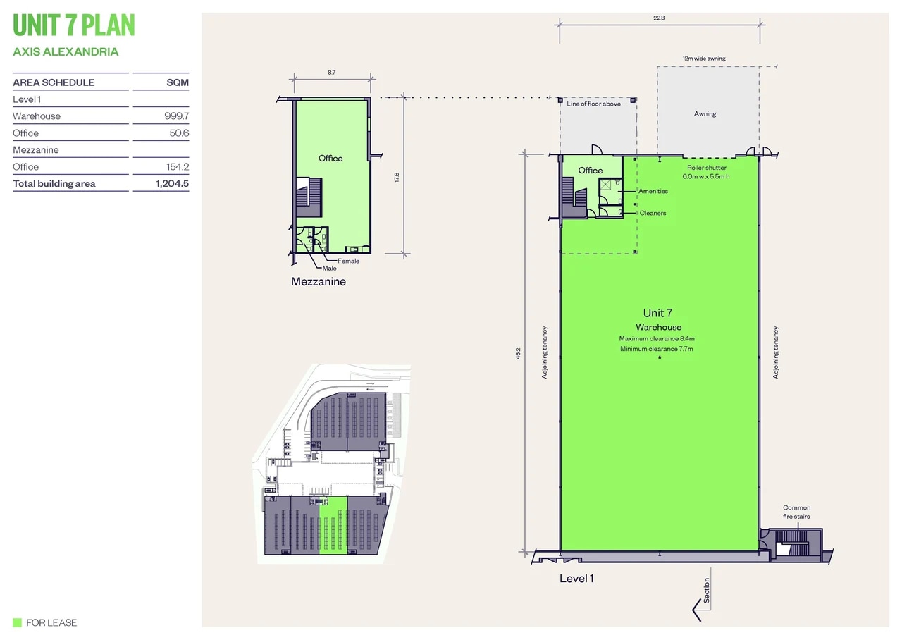 45 Burrows Rd, Alexandria en alquiler Plano de la planta- Imagen 1 de 1