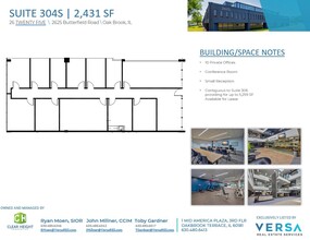 2625 Butterfield Rd, Oak Brook, IL en alquiler Plano de la planta- Imagen 1 de 2