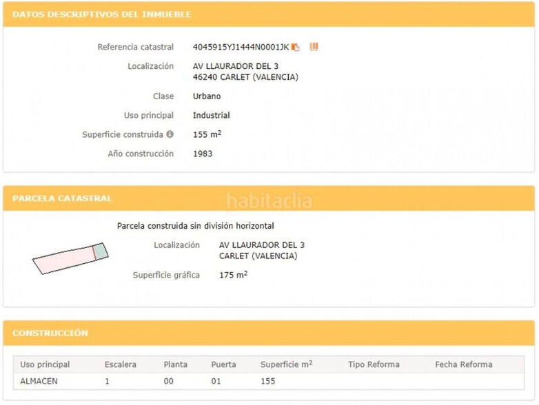 Local en Carlet en venta - Foto del edificio - Imagen 3 de 8