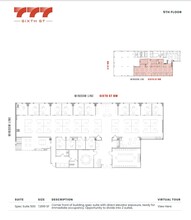 777 6th St NW, Washington, DC en alquiler Plano de la planta- Imagen 1 de 1