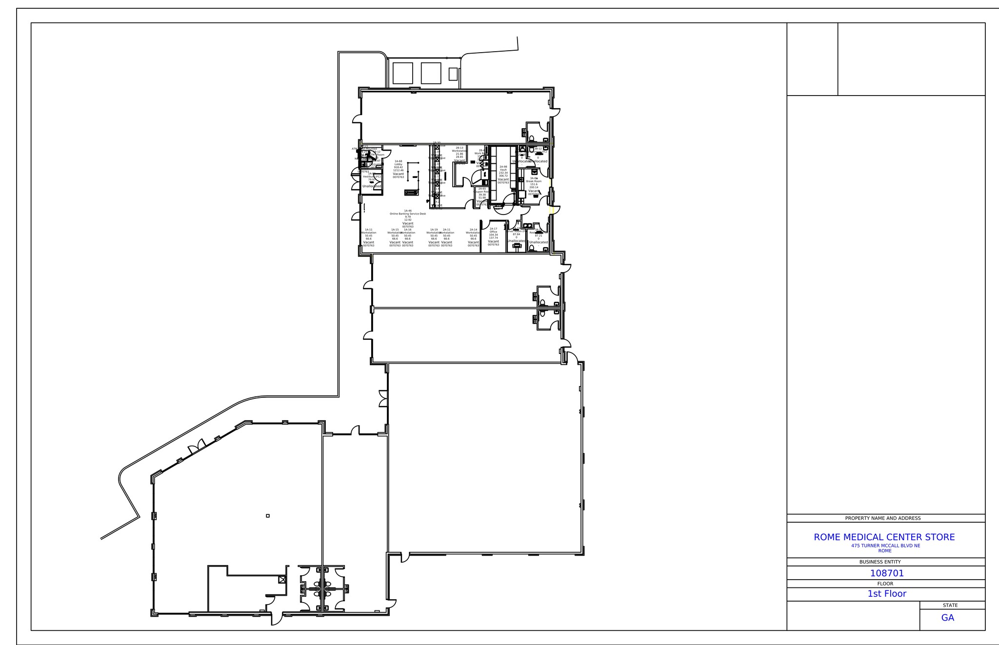 475 Turner McCall Blvd NE, Rome, GA en alquiler Plano del sitio- Imagen 1 de 1