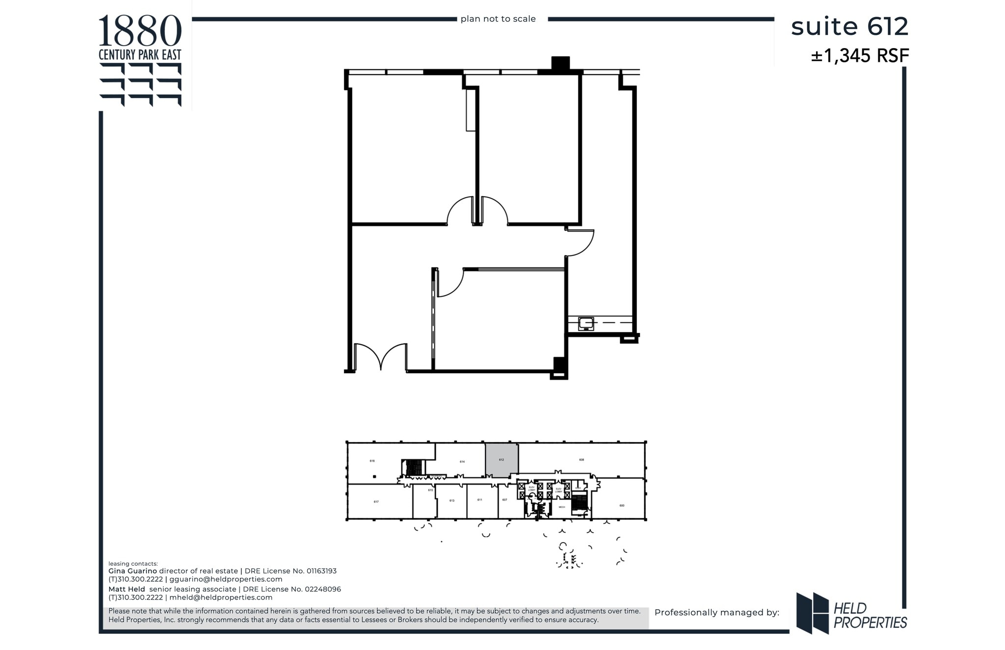 1880 Century Park E, Los Angeles, CA en alquiler Plano del sitio- Imagen 1 de 2